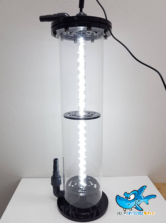 Il mio reattore ad alghe appena sballato realizzato dall'amico Yari Contu